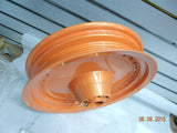 Custom Powdercoated Front Solid Disc Mag Wheel Harley Fatboy 00^ orange 3.00x16"
