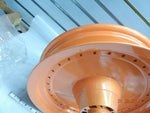 Custom Powdercoated Front Solid Disc Mag Wheel Harley Fatboy 00^ orange 3.00x16"