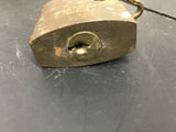 VINTAGE SARGENT BRASS PADLOCK PATINA ANTIQUE LOCKS NO KEY LOVE BRIDGE WEDDING