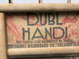 VINTAGE DUBL HANDI WASHBOARD COLUMBUS OHIO 17" ALL ORIGINAL TRAVEL LINGERIE WASH