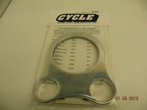 CYCLE PERFORMANCE PRODUCTS SINGLE GAUGE SPEEDO  TACH 3 3/8 HARLEY T BARS NEW