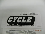CYCLE PERFORMANCE PRODUCTS SINGLE GAUGE SPEEDO  TACH 3 3/8 HARLEY T BARS NEW