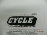 CYCLE PERFORMANCE PRODUCTS SINGLE GAUGE SPEEDO  TACH 3 3/8 HARLEY T BARS NEW
