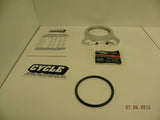 CYCLE PERFORMANCE PRODUCTS SINGLE GAUGE SPEEDO  TACH 3 3/8 HARLEY T BARS NEW