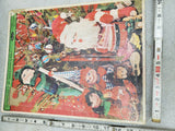 Vintage Christmas Time Santa Claus  Frame Tray Puzzle Whitman 1960's Print Displ