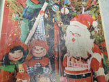 Vintage Christmas Time Santa Claus  Frame Tray Puzzle Whitman 1960's Print Displ