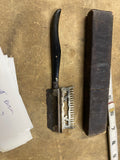 Vintage URHAM Straight Razor Beard Trimmer Shaver USA Box Barber