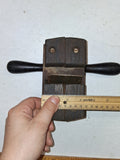 Vintage Stanley No 12 Cabinet Scraper Plane with Two Blades Wood Bottom USA