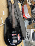 Yamaha BB350 4-String Electric Bass Guitar Black alder body 21-fret maple neck