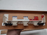 Tyco HO Scale Budweiser King of Beers 3-Bay Covered Hopper Car 359A Vintage Box