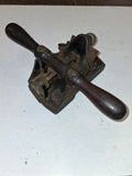 Vintage Stanley No 12 Cabinet Scraper Plane with Two Blades Wood Bottom USA