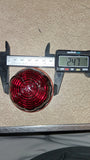 Cats Eye Glass Lens Red Marker light Truck Auto Equipment Columbus metal 47910