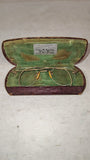 Vintage 1942 Rimless Eyeglasses 1/10 12K GF Gold Filled Steampunk Case