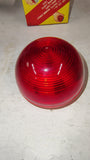 1960's Emergency Blinking Red Warning Light No 6033 Hong Kong Suction Cup Boxed