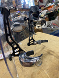 OEM Clear Motorcycle Windshield 14" Tall Mounting Hardware Detachable M8 Softail
