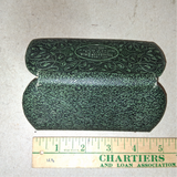Antique Green Embossed Eyeglass Case Nungesser Bros Opticians Pittsburgh PA