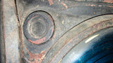 Vintage Adlake 4-Way Railroad Switch Lantern Red Blue Lenses Cast 1264 M 20.5"