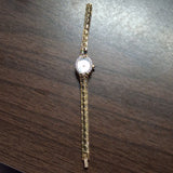 Waltham 324 Ladies Diamond Quartz Dress Watch Ribbon Motif Case Seiko PC11