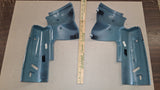 Harley Road Glide OEM Instrument Gauge Cluster Cover Housing Set Sharkskin Blue