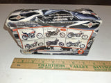 Maisto 1:18 Harley-Davidson FXSTS Springer Softail Blue Motorcycle Damaged Box
