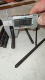 Vtg Machinist Transfer Punch Set in Wood Box Oversize Taps Label
