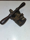 Vintage Stanley No 12 Cabinet Scraper Plane with Two Blades Wood Bottom USA