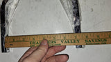 Vintage Harley Davidson Chrome Sissy Bar Tall Upright Eagle Medallion USA 8"