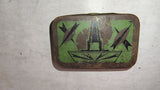 Vtg 1920s Art Deco Household Nail Box Litho Metal Tin For Every Purpose