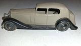 Vintage Dinky Toys 30d Vauxhall Saloon Grey Black 1940s Diecast Meccano England