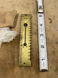 Brass Mainspring Gauge Watchmakers Dennison Mosley 2 Sided USA Vtg tool Watch re