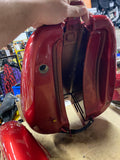 Paint Set Softail tank Bobtail Rear fender Custom 2004^ Candy red Twin Cam FXST