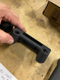 Black 4.5" Handlebar Risers Top Clamp Gauge Harley M8 Softail Street bob FXBB