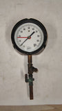 Vtg Danton Duro Instrument Corp 100 PSI Pressure Gauge 4.5" Dial Steampunk