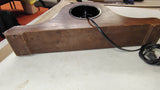 Vintage 1930s Peerless Electric Wood Tambour Mantel Clock 110V AC USA