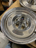 1964-1966 Plymouth Valiant Barracuda 13 Inch OEM Hubcaps Set of 4 Used Mopar