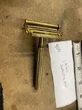 20's Vintage Valet Gold Single Edge Safety Shaving Razor Orig Box Case Autostrop