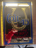vintage Colt 45 Malt Liquor "Dynamite Taste" bar mirror sign