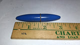 NOS Vintage Allbright Periwinkle Plastic Bullet Capsule Pocket Lighter Unused