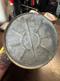 Vintage Reeves 1-gallon galvanized utility fuel can