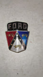 Vintage 1950-1951 Ford Car Hood Crest Ornament Emblem Insert