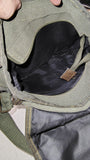 Vintage Military Style Olive Green Canvas Messenger Crossbody Bag