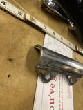 Harley Ironhead Panhead Handlebar Clamp Riser Cover Stainless Two Piece Bars OEM