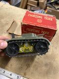 Mint 1950s Vintage MARX Climbing Fighting Tank Windup Toy WW2 Military orig Box