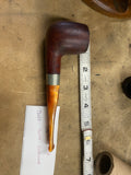 Captain Black Briar Schooner Vintage Tobacco Smoking Pipe Straigh stem