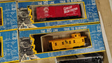 Vintage AHM HO Scale Model Train Lot Engines Freight Cars True To Blueprint Box