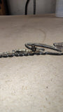 1975-1979 Lincoln Continental Front Header Panel Script Emblem OEM D5VB