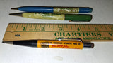 Vtg Advertising Mechanical Pencil Lot (3) NAPA Youngstown Grove City Tulsa PA OK