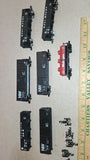 N Scale Norfolk & Western / Mobilgas Lot - 4 Running Cars + 2 Repair/Parts Cars