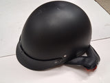 GLX Sniper-M15 Matte Black Half Helmet XL DOT Motorcycle Cruiser Touring