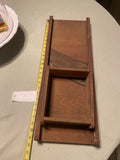 Vintage Wood Cabbage Slaw Cutter with Box | Original Kraut Cutter Tool